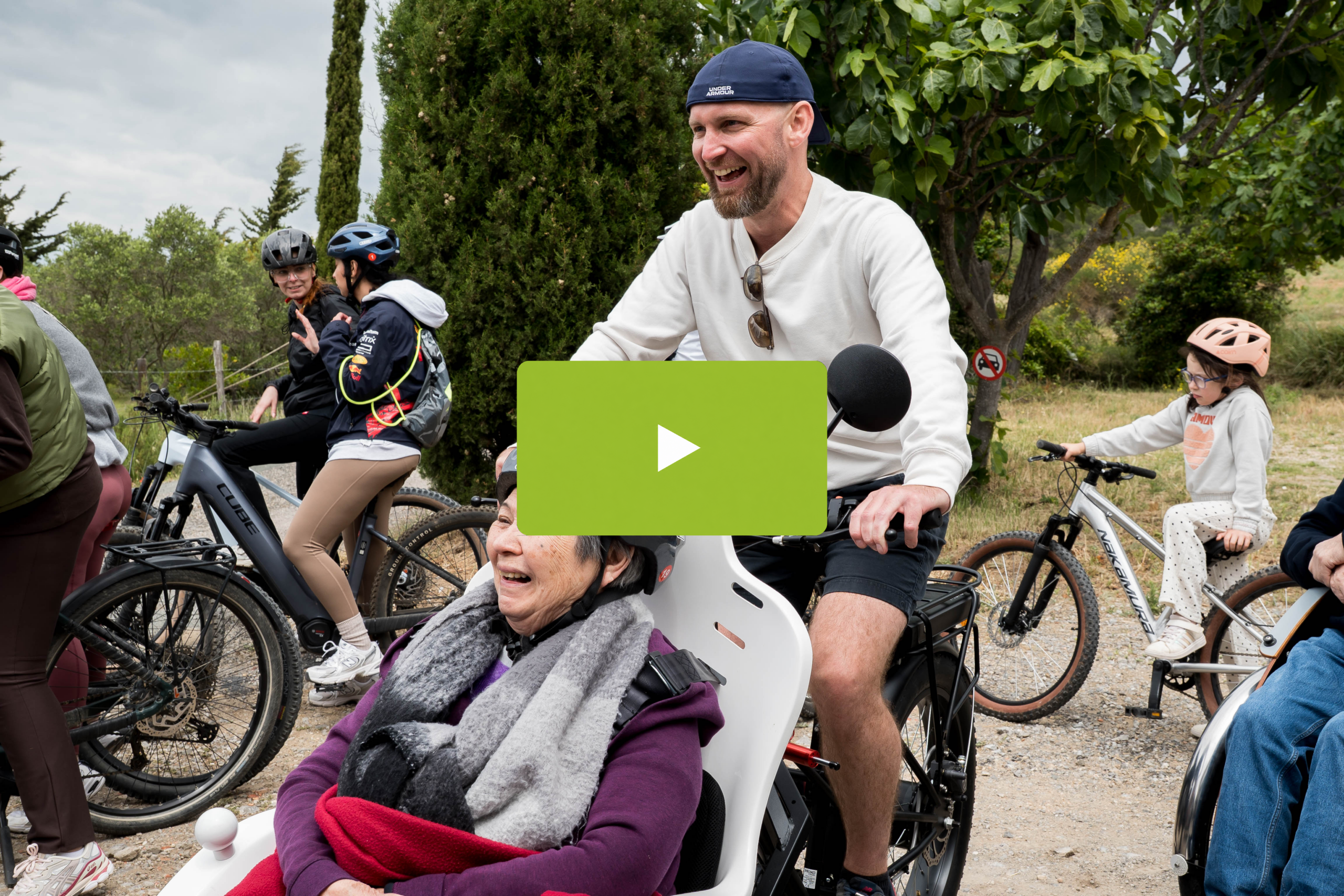 ehpad à vélo